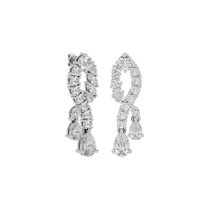 Starlit Dream Diamond Earring 18 KT / White Gold