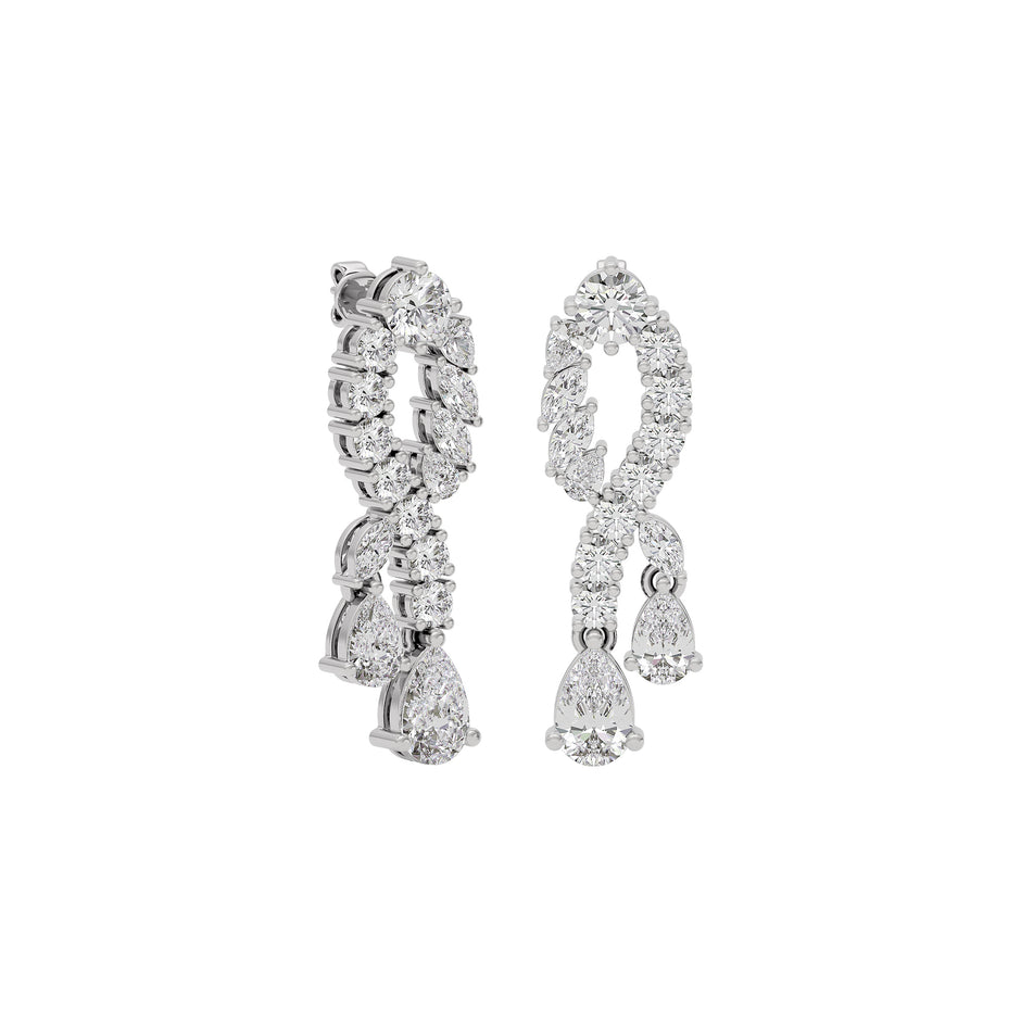 Starlit Dream Diamond Earring 18 KT / White Gold