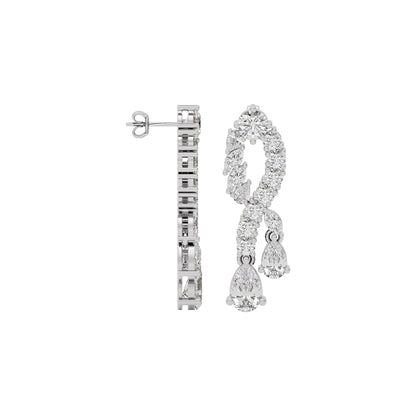 Starlit Dream Diamond Earring 18 KT / White Gold