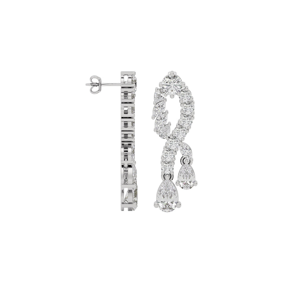 Starlit Dream Diamond Earring 18 KT / White Gold