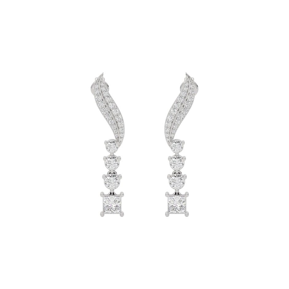 Mystic Aurora Diamond Earrings