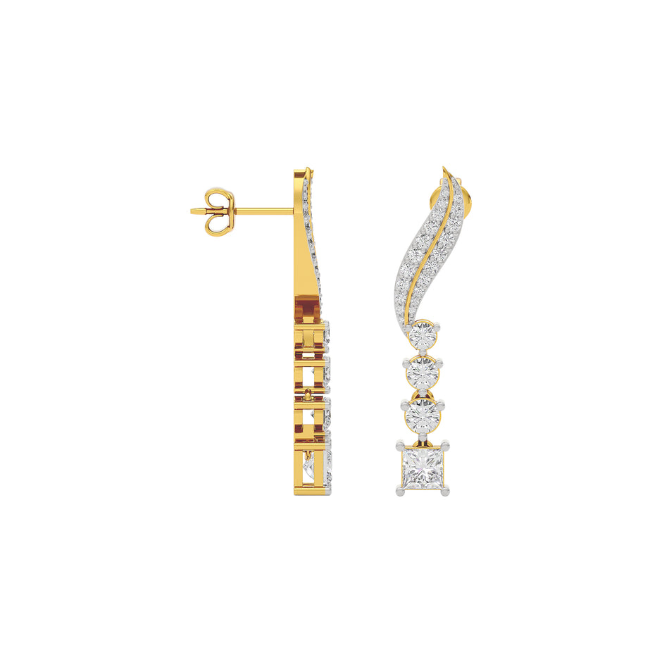 Mystic Aurora Diamond Earrings