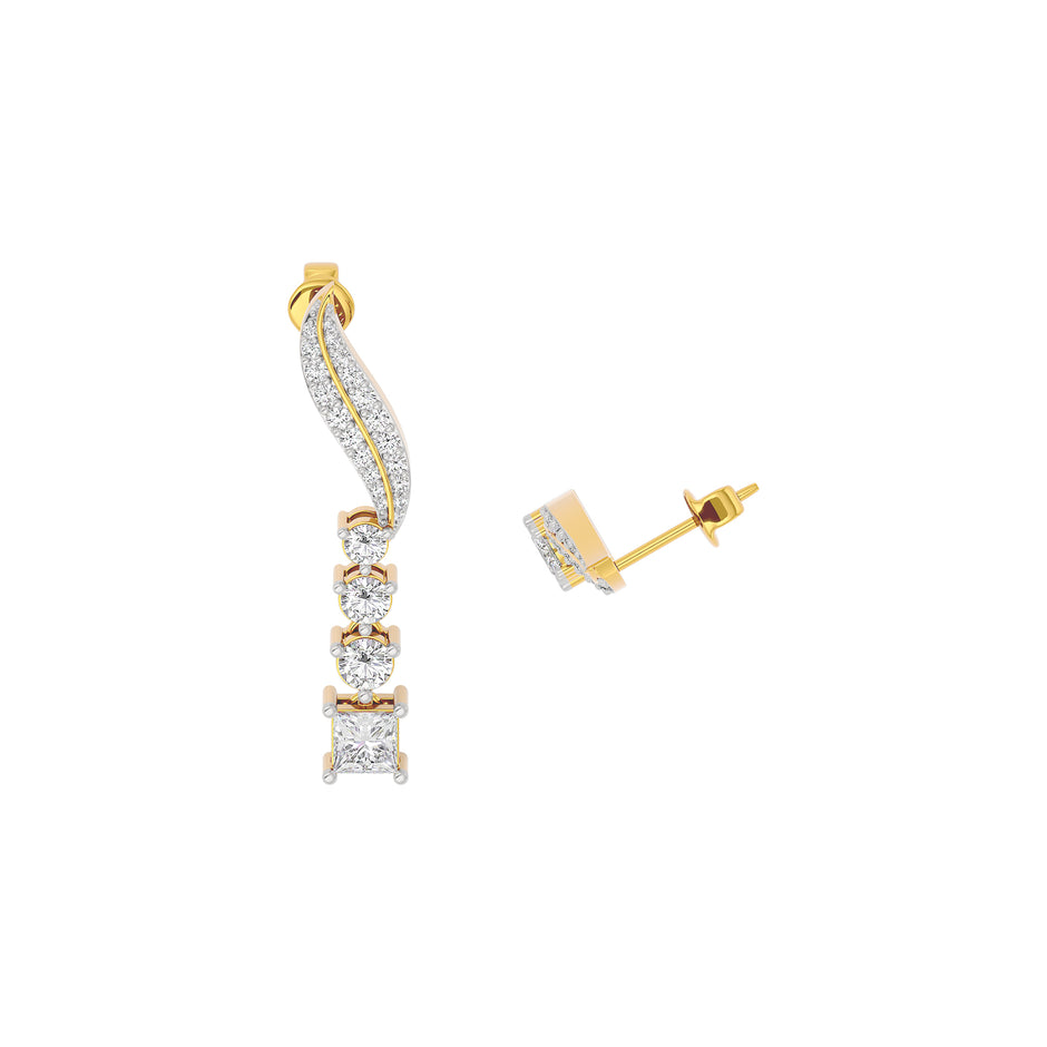 Mystic Aurora Diamond Earrings