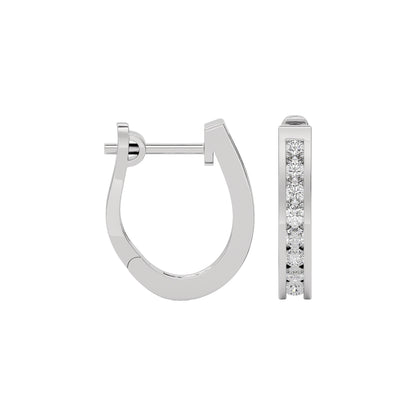 Sparkling Mirage Diamond Earring 18 KT / White Gold