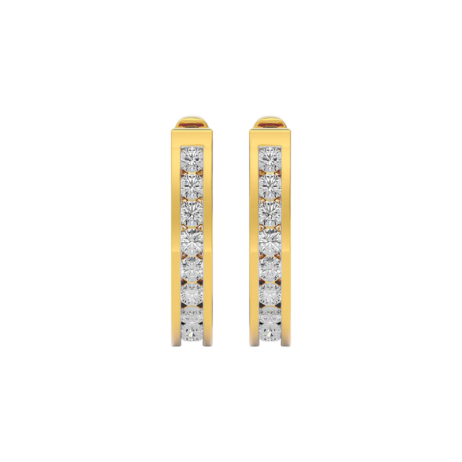 Sparkling Mirage Diamond Earring 18 KT / Yellow Gold