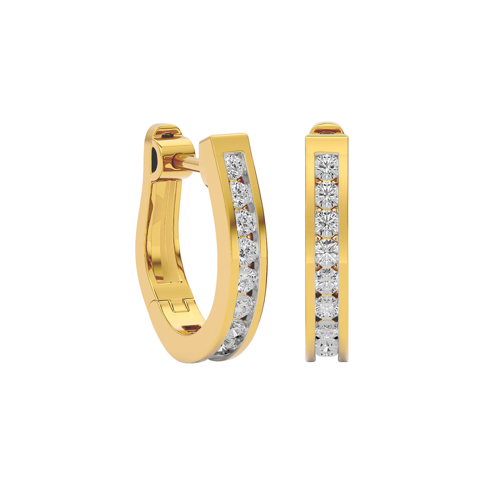 Sparkling Mirage Diamond Earring 18 KT / Yellow Gold