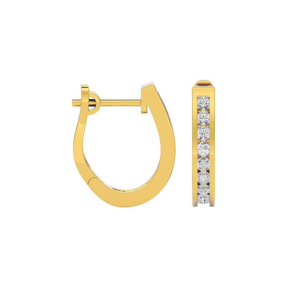 Sparkling Mirage Diamond Earring 18 KT / Yellow Gold