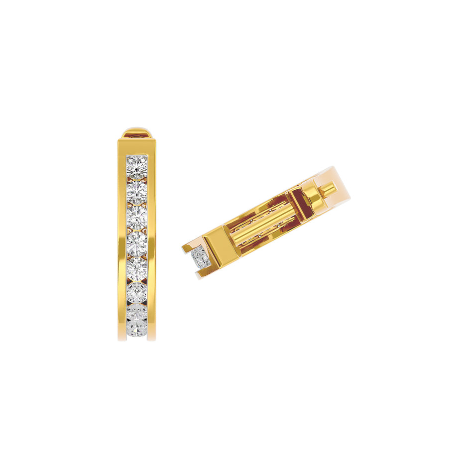 Sparkling Mirage Diamond Earring 18 KT / Yellow Gold