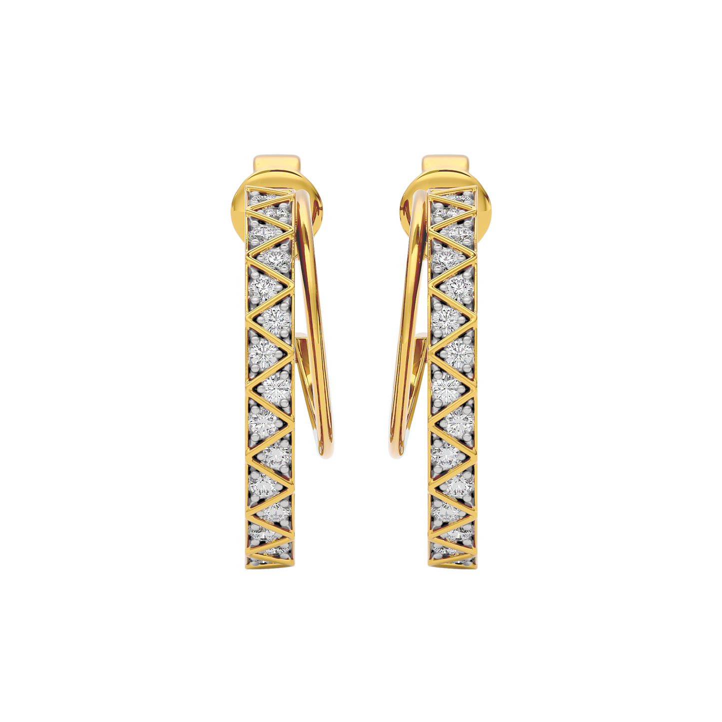 Radiant Allure Diamond Earring