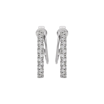 Radiant Allure Diamond Earring 18 KT / White Gold