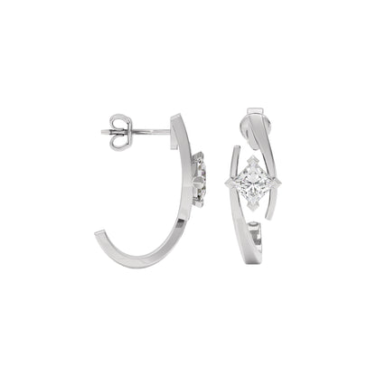 Diamond River Earring 18 KT / White Gold
