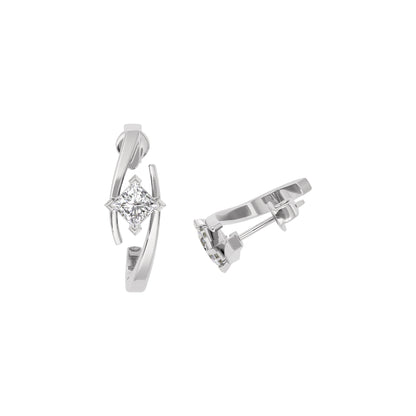 Diamond River Earring 18 KT / White Gold