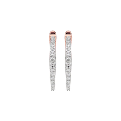 Midnight Dew Diamond Earring 18 KT / Rose Gold