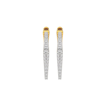 Midnight Dew Diamond Earring 18 KT / Yellow Gold