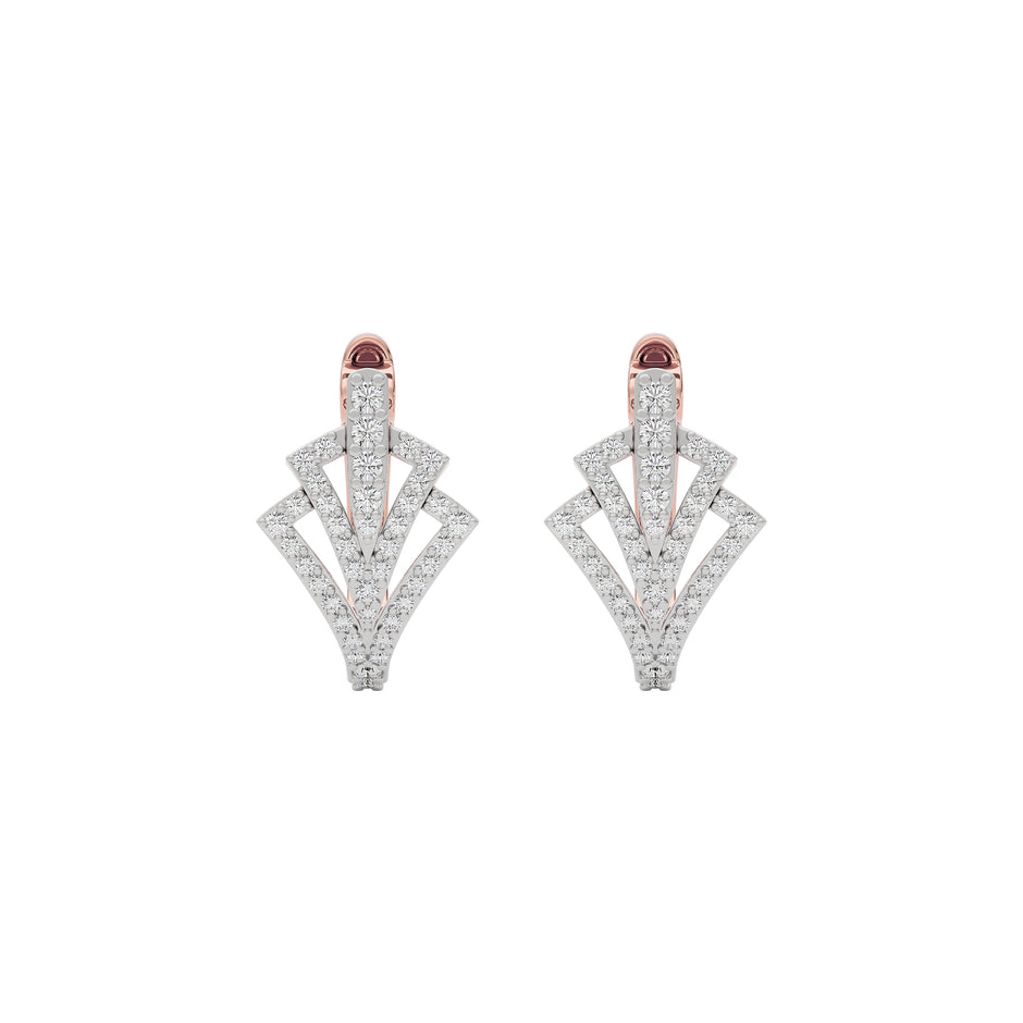 Opulent Radiance Diamond Earrings