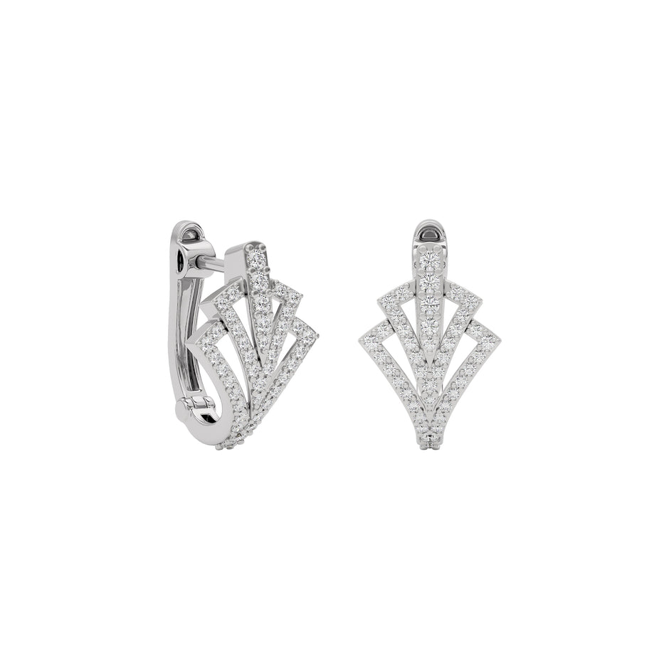 Opulent Radiance Diamond Earrings