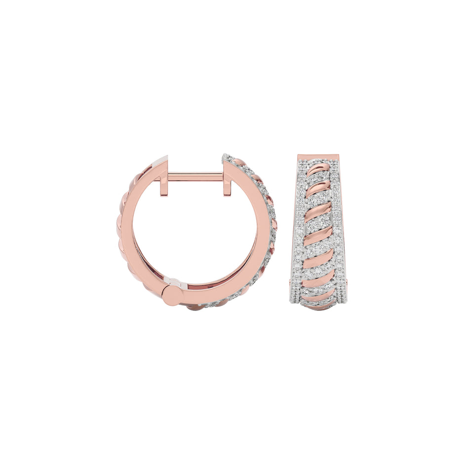Angelic Glow Diamond Earring 18 KT / Rose Gold