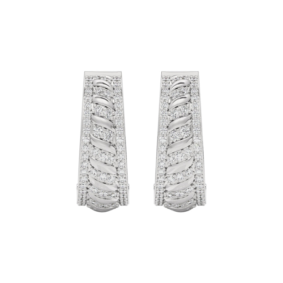 Angelic Glow Diamond Earring 18 KT / White Gold