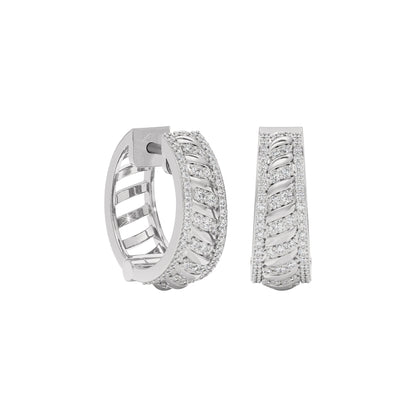 Angelic Glow Diamond Earring 18 KT / White Gold