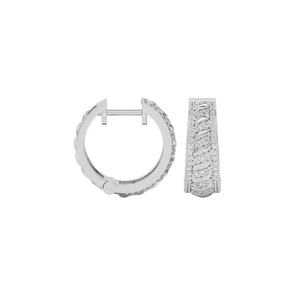 Angelic Glow Diamond Earring 18 KT / White Gold