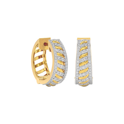 Angelic Glow Diamond Earring 18 KT / Yellow Gold