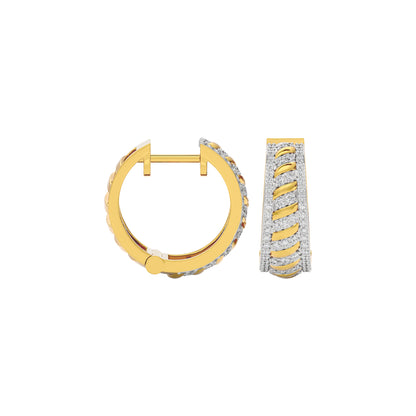 Angelic Glow Diamond Earring 18 KT / Yellow Gold