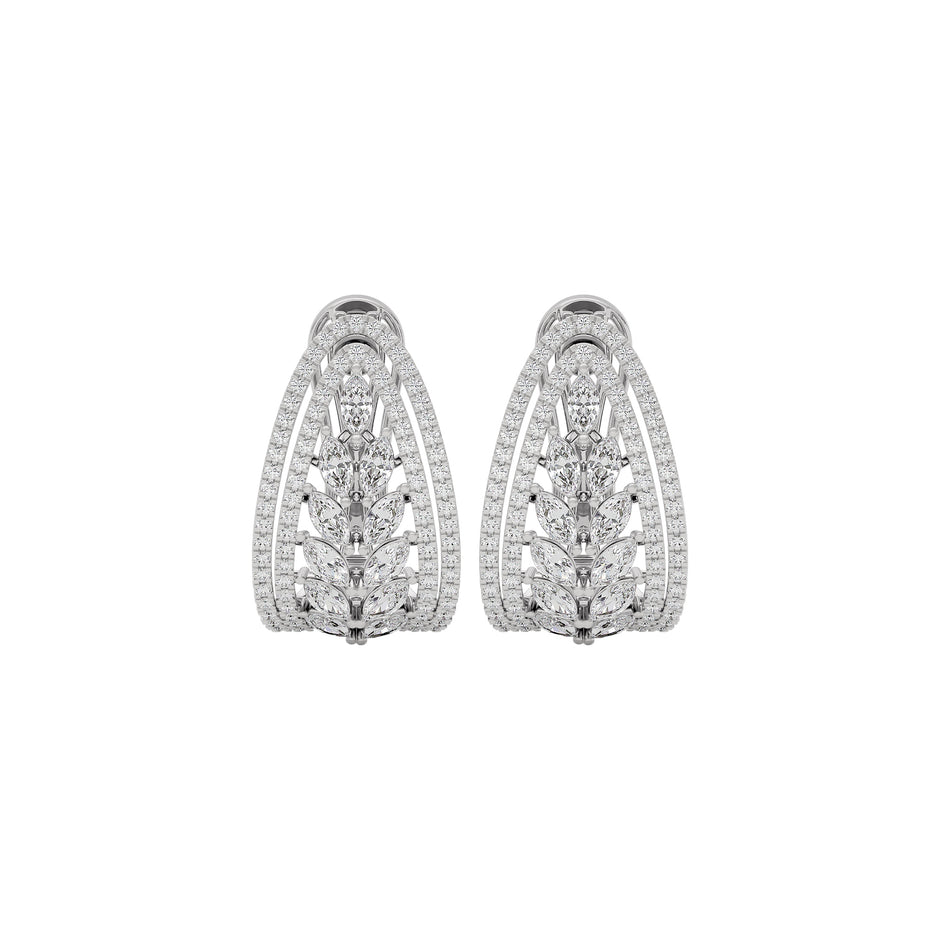 Opal Mirage Diamond Earrings