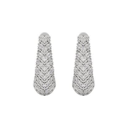 Twilight Spark Diamond Earring 18 KT / White Gold