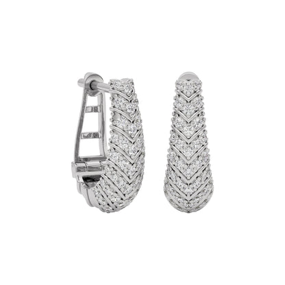 Twilight Spark Diamond Earring 18 KT / White Gold