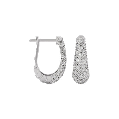 Twilight Spark Diamond Earring 18 KT / White Gold