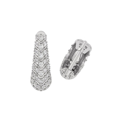 Twilight Spark Diamond Earring 18 KT / White Gold