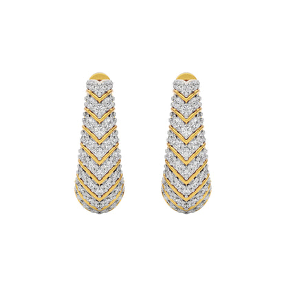 Twilight Spark Diamond Earring 18 KT / Yellow Gold