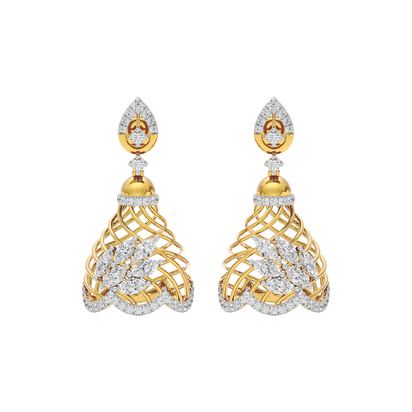 Luxe Twilight Diamond Earring