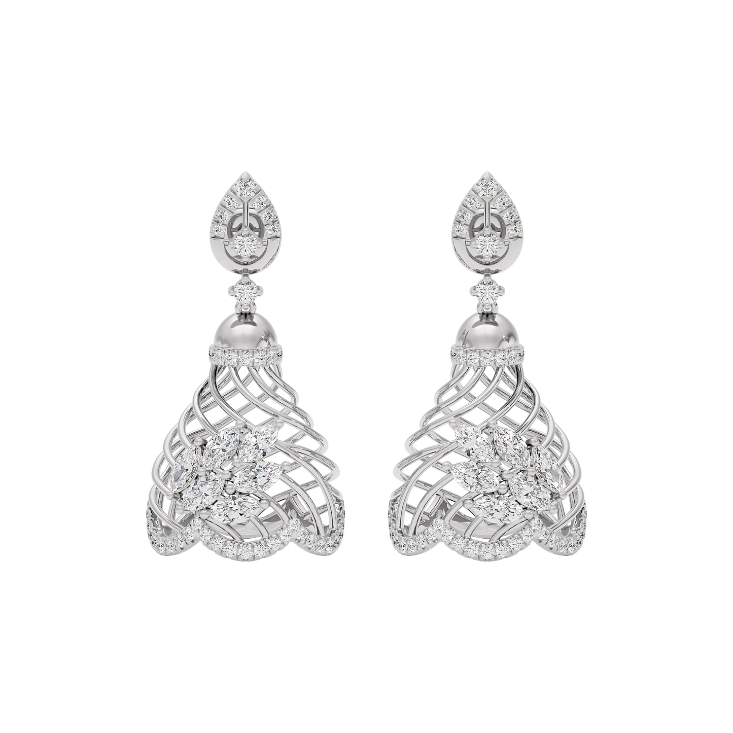 Luxe Twilight Diamond Earring