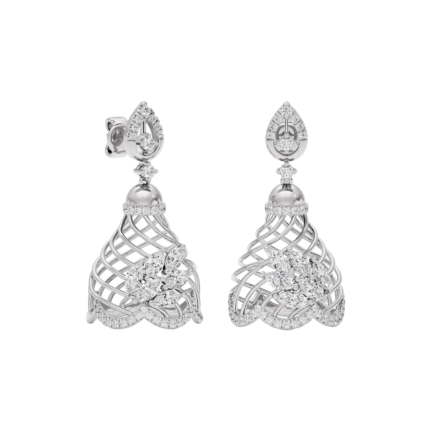 Luxe Twilight Diamond Earring