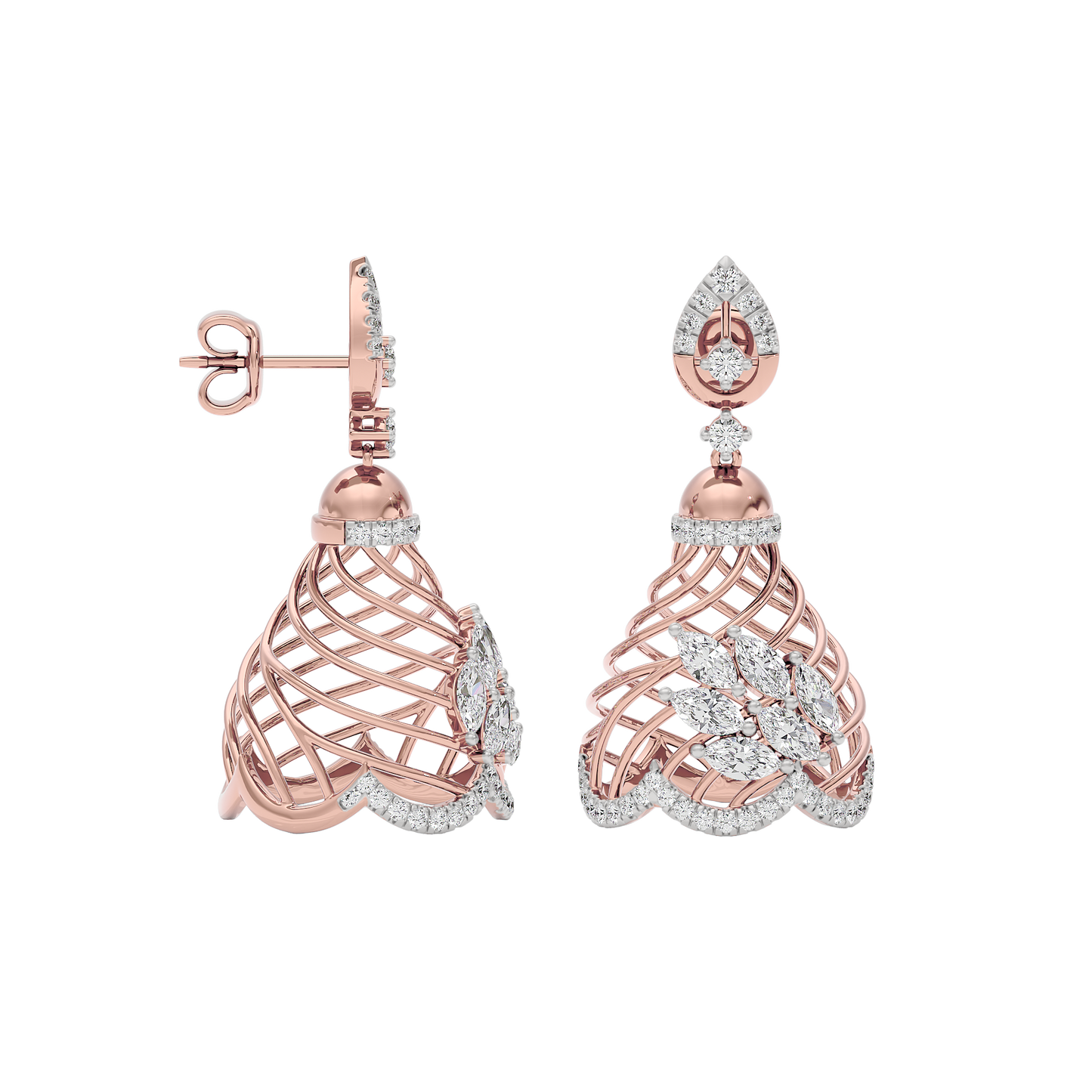 Luxe Twilight Diamond Earring