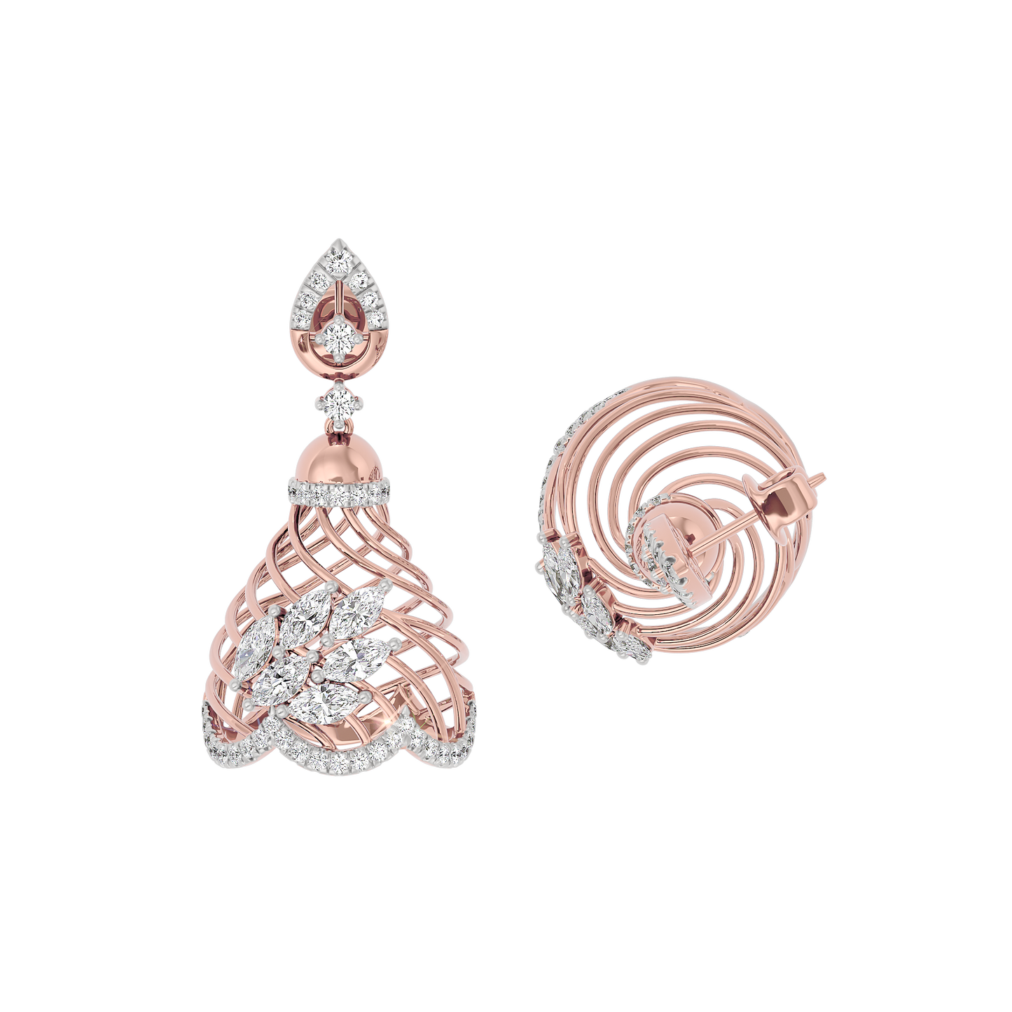 Luxe Twilight Diamond Earring