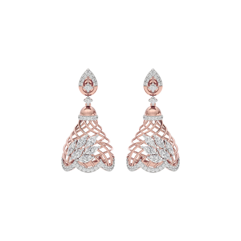 Luxe Twilight Diamond Earring 18 KT / Rose Gold