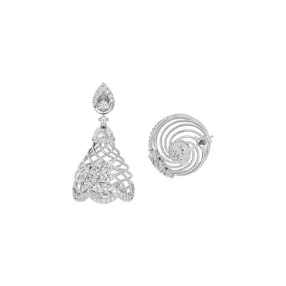 Luxe Twilight Diamond Earring 18 KT / White Gold