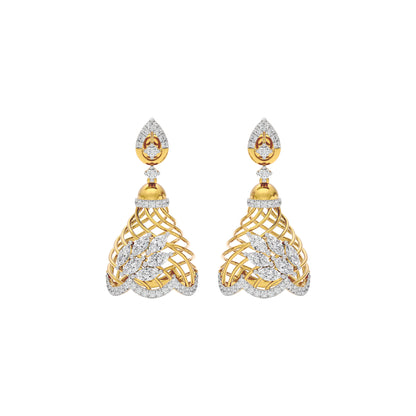 Luxe Twilight Diamond Earring 18 KT / Yellow Gold