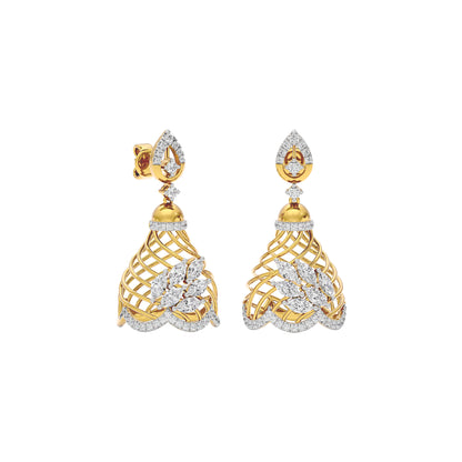 Luxe Twilight Diamond Earring 18 KT / Yellow Gold