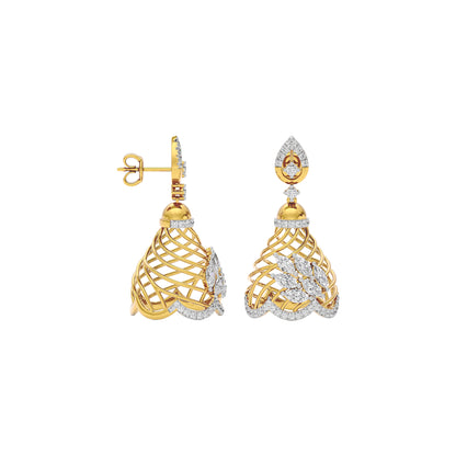 Luxe Twilight Diamond Earring 18 KT / Yellow Gold
