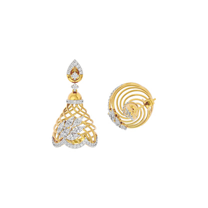 Luxe Twilight Diamond Earring 18 KT / Yellow Gold