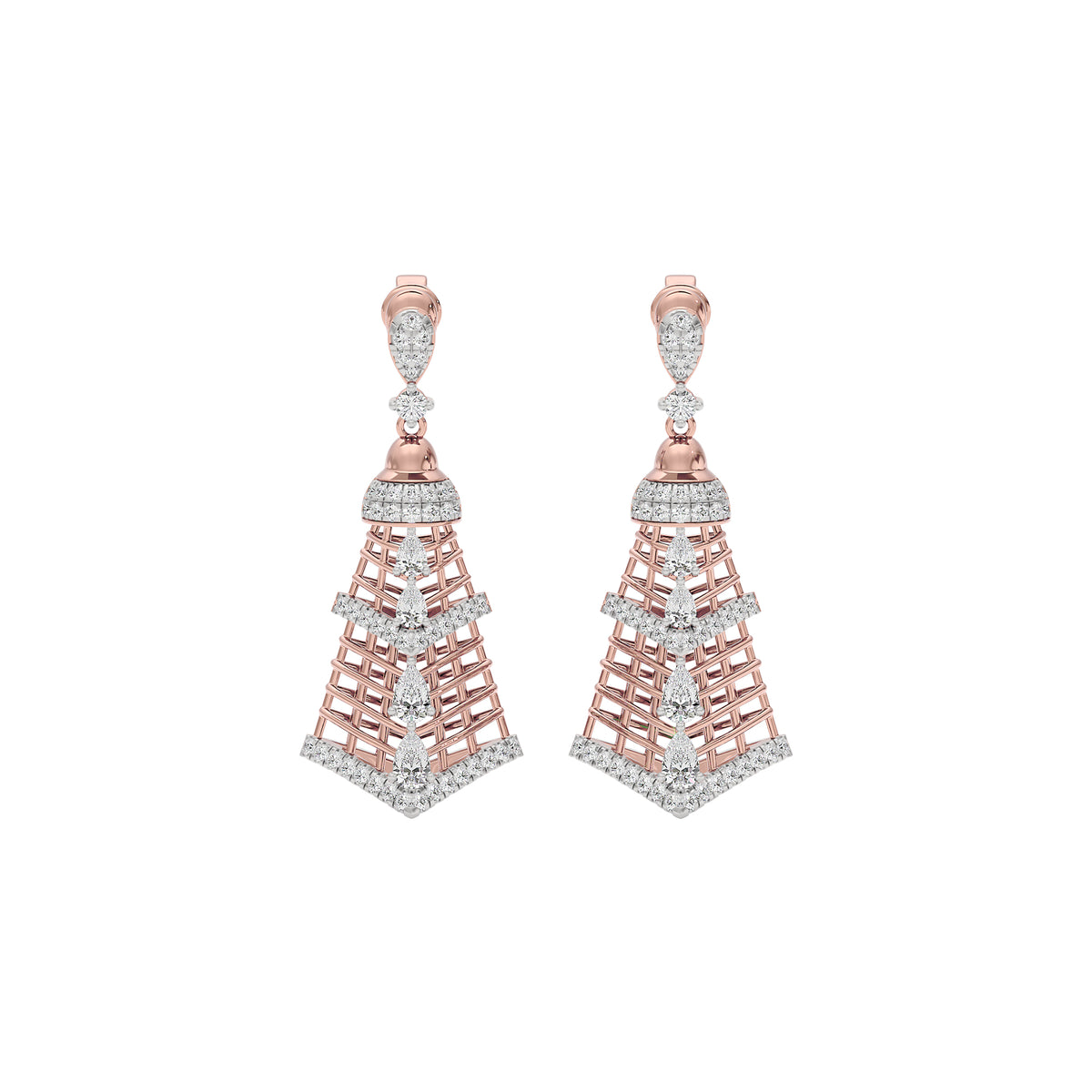Glimmerstone Diamond Earring 18 KT / Rose Gold