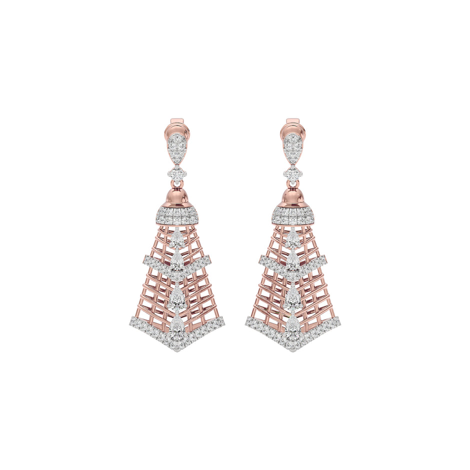 Glimmerstone Diamond Earring 18 KT / Rose Gold