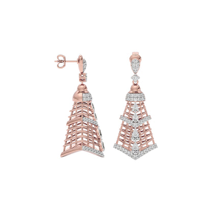 Glimmerstone Diamond Earring 18 KT / Rose Gold