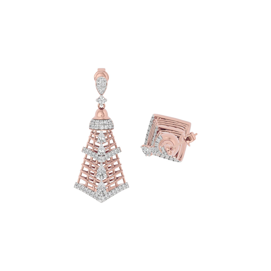 Glimmerstone Diamond Earring 18 KT / Rose Gold
