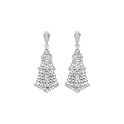 Glimmerstone Diamond Earring 18 KT / White Gold