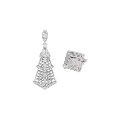 Glimmerstone Diamond Earring 18 KT / White Gold