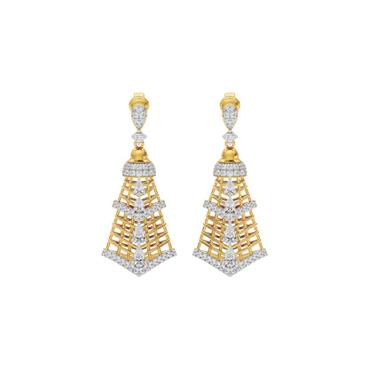 Glimmerstone Diamond Earring 18 KT / Yellow Gold